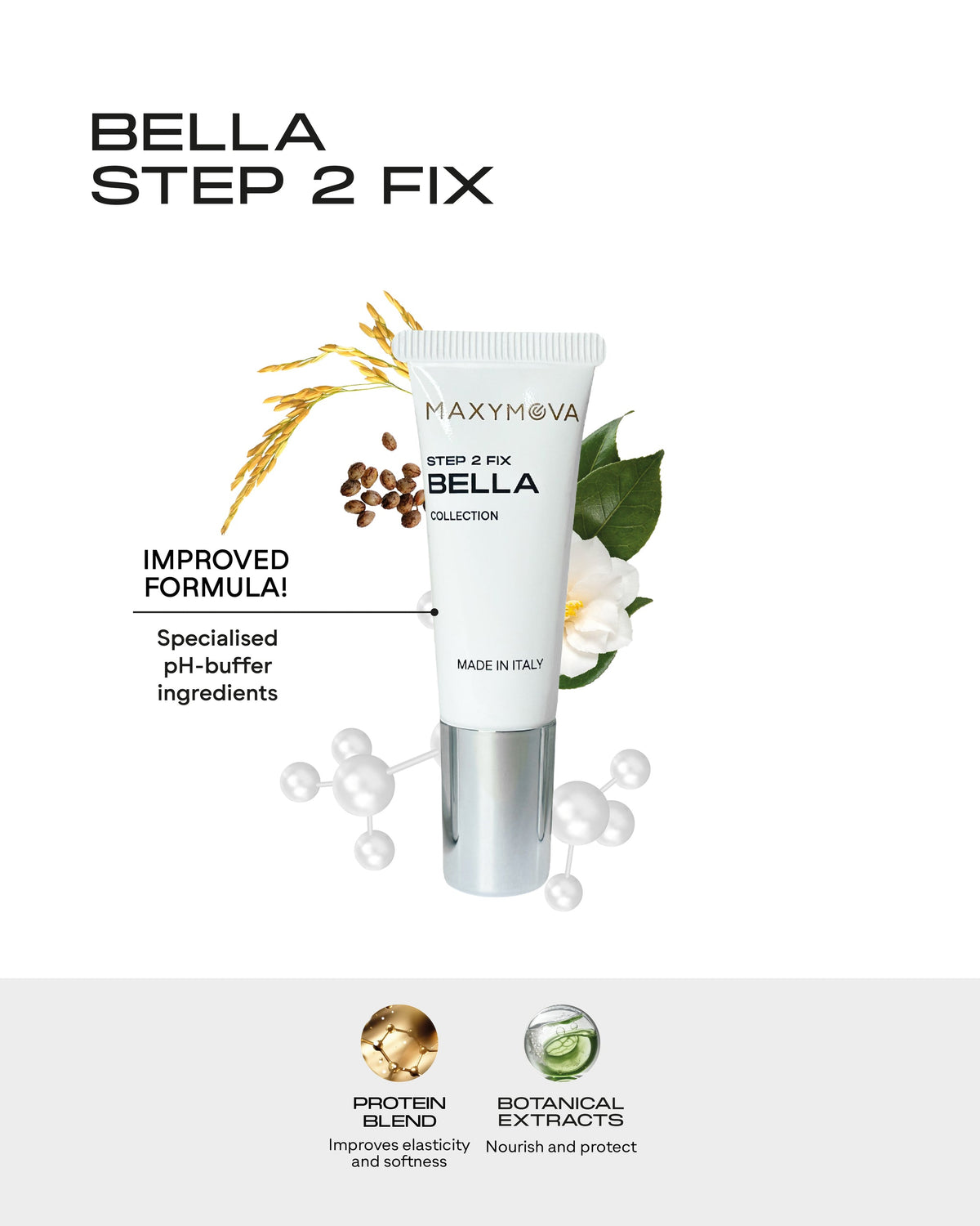 BELLA COLLECTION STEP 2 FIXING CREAM FOR BROW AND LASH LAMINATION - 10ML TUBE
