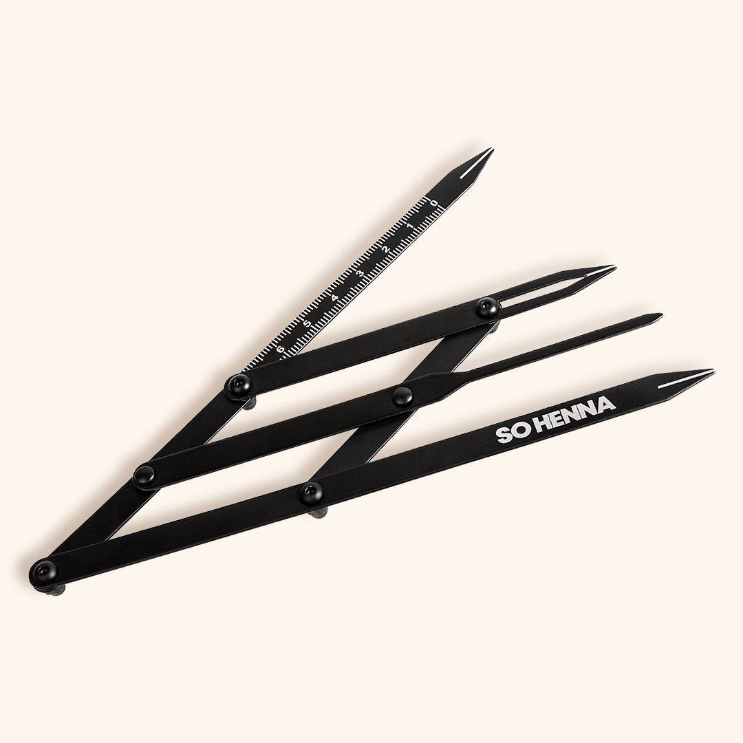 Golden Ratio Divider SoHenna para mapeo profesional de cejas